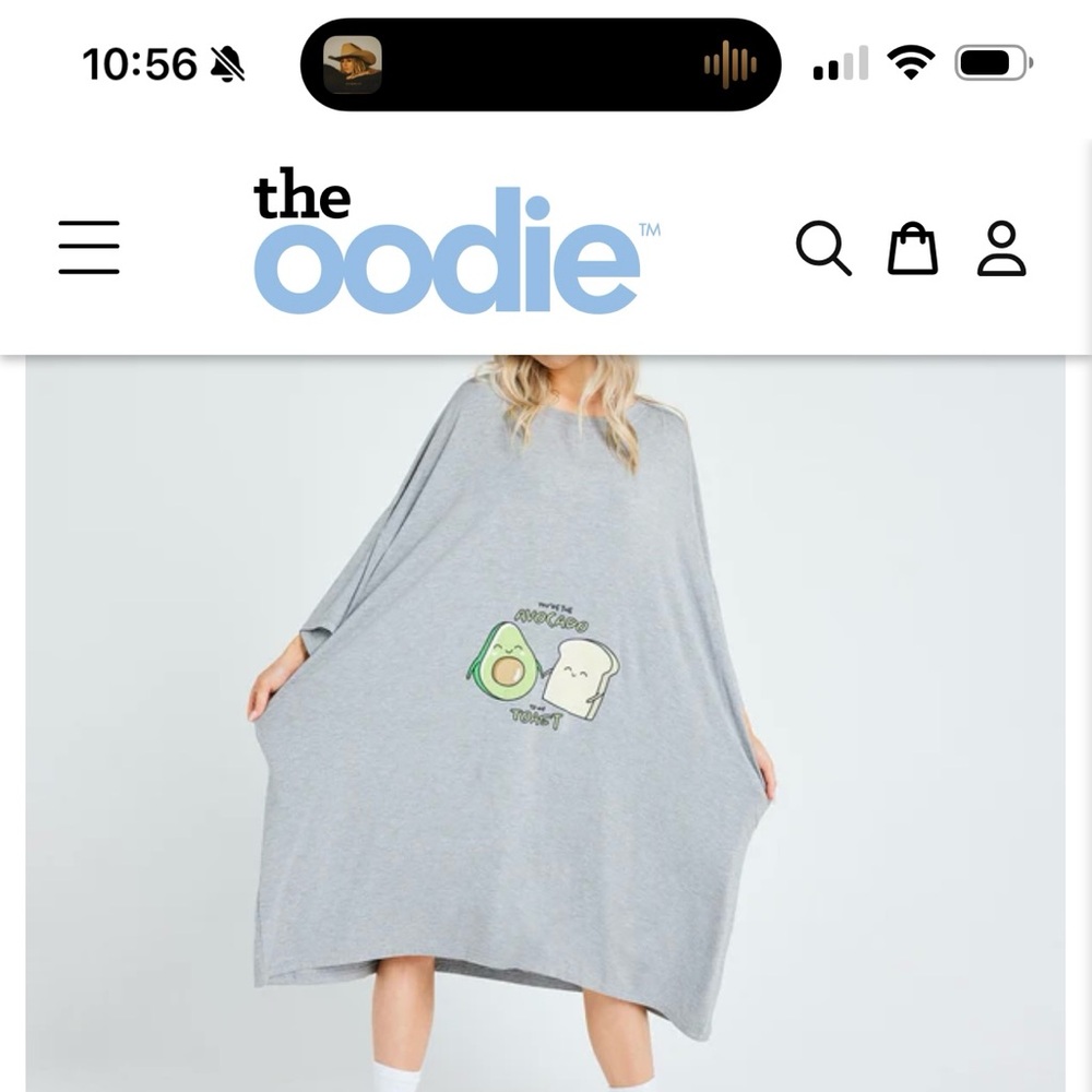 One size fits most bamboo night shirt